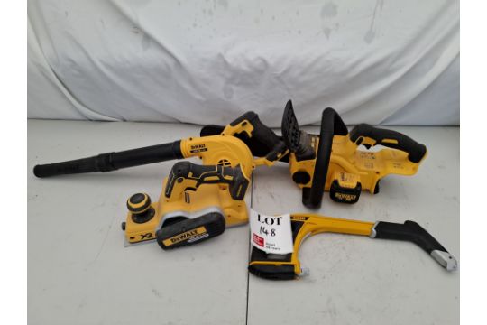 Dewalt x4 cordless tools to include DCM565 chain…