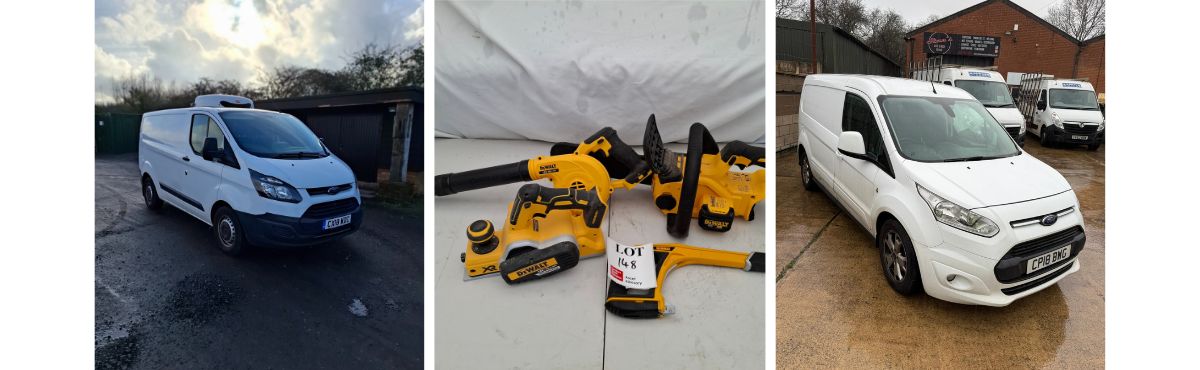 Collective Auction To Include Vehicles, Upvc Window Manufacturing Machinery, Salon Furniture And Power Tools