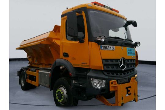 2018 68 reg MERCEDES AROCS 1824 4X4 GRITTER [Direct…