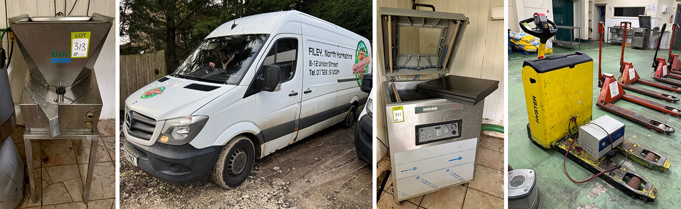 Liquidation Of A Wholesale Fruit & Vegetable Supplier Inc Vans, Food Packaging, Weighing And Handling Equipment