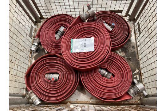 5 x Rolls of Duraline Lay Flat Fire Hose, Direct…