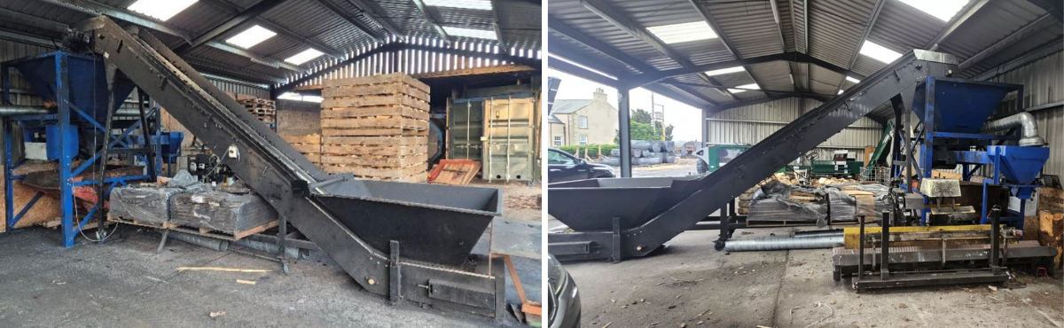 Charcoal Processing & Bagging Line, Boilers & Kilns, Compact Loader and Trailers