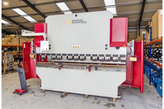 Morgan Rushworth PB NC 3100/120 CNC hydraulic press…