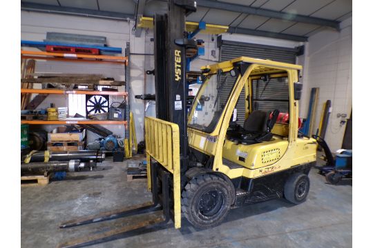 Hyster H3.5FT LPG duplex mast forklift truck with…