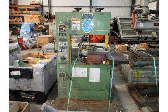 Addison VBS-700 vertical bandsaw, serial no. N0570221