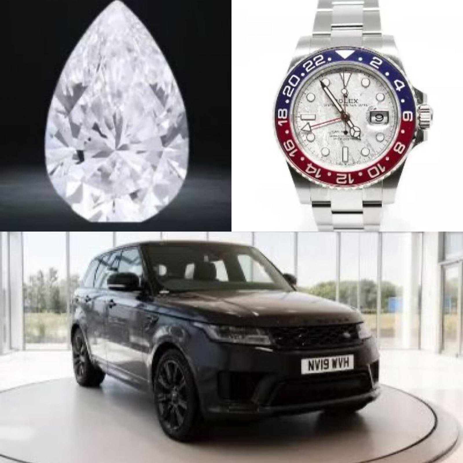 CARS - NATURAL DIAMONDS - WATCHES -…