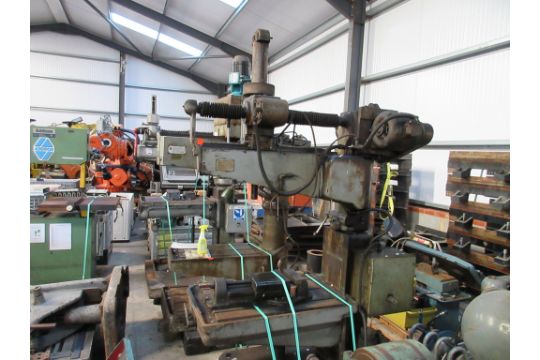Asquith radial arm drill 28308, serial no. S.2037B…