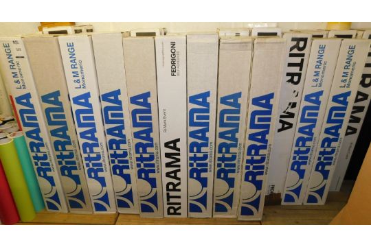 33 Rolls of Ritrama Ri-Mark Vinyl, 1,220mm x 50m…