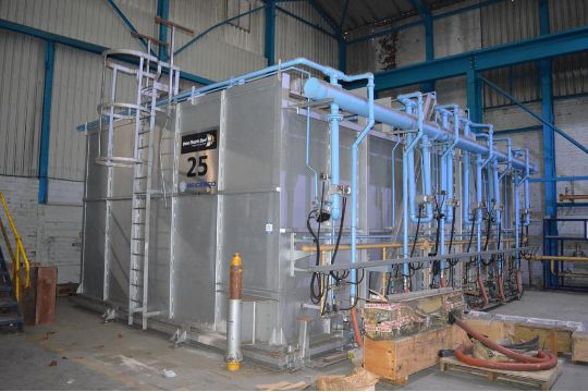 Bricesco gas fired heat treatment furnace
