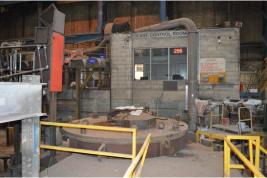 Rocast Roll casting system consisting of