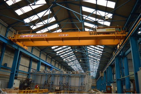 Konecranes 30 Ton Twin Girder Overhead Crane