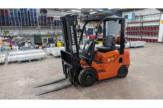 Nexen 18 Gas Forklift Truck with sideshift. Max…