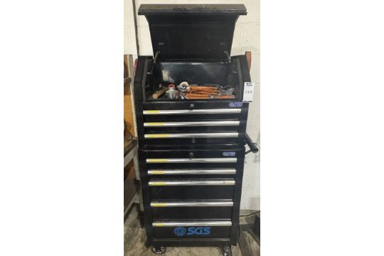 SGS Mobile 5 & 3-Drawer Tool Chest & Contents Comprising:…