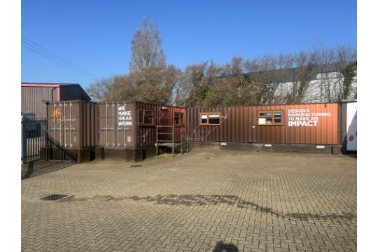 Modular container storage/workshop structure comprising…