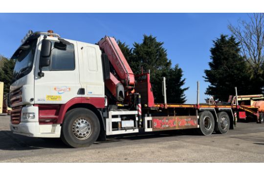2014 DAF Trucks FAN CF 85.410 flat lorry tractor unit…