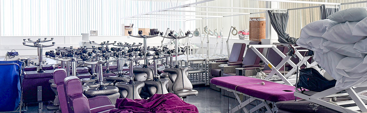 Nelson & Colne College Beauty & Aesthetics Training Equipment, Due To Curriculum Change, Inc Silhouette Dermalift, Massage Beds, Lights & More