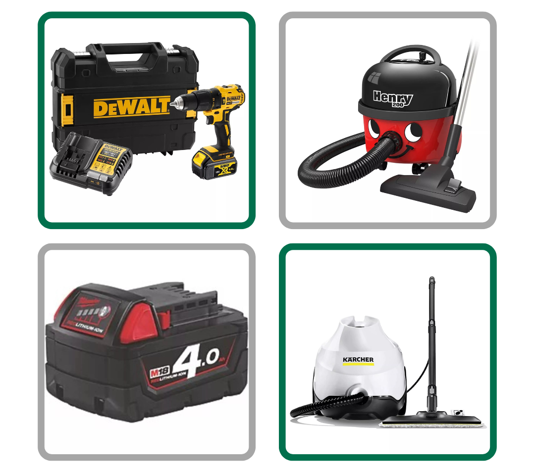 Bosch Power Tools, DeWalt, Erbauer,…