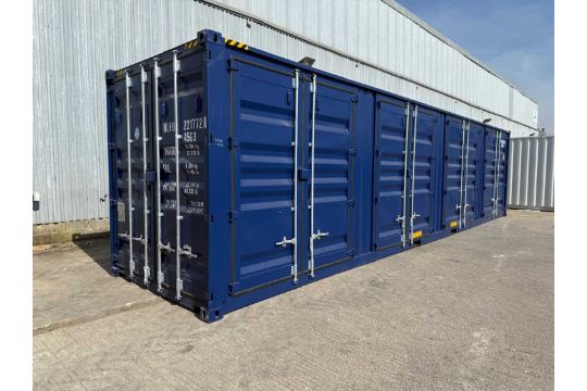 Unused 2025 40' High Cube Container, 4 Side Doors…