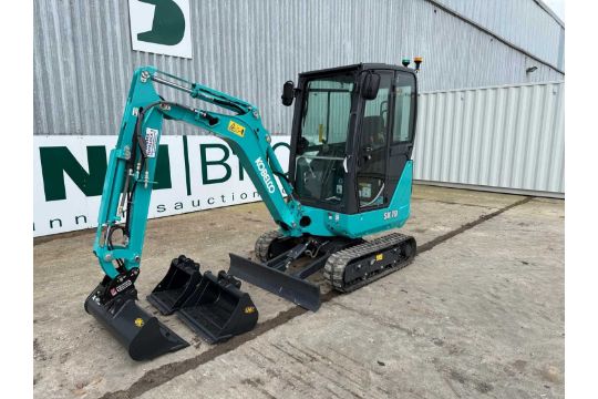 Unused 2022 Kobelco Mini Excavator With Blate Cabbed,…