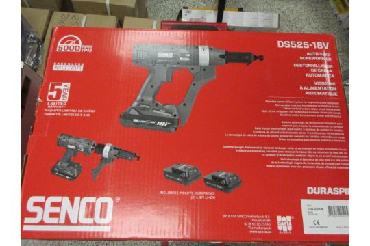 Senco DS 525-18v cordless autofeed screwdriver,…