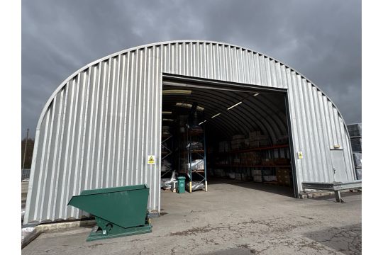 Metal Hanger Style Shed Builidng