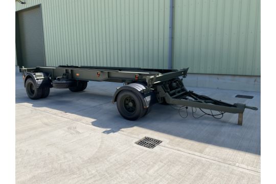 King DB20 2 Axle Drawbar Skeletal Trailer