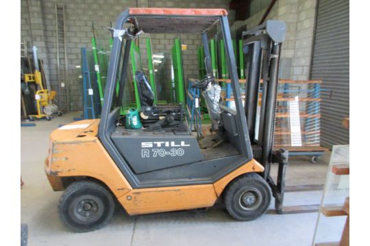 Stihl R70-30 duplex mast diesel forklift truck,…