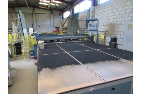 Lisec ESL-37/26RS-S glass cutting table, serial…