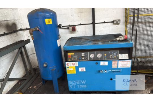 ABAC VT 1508 Rotary Screw Compressor with Vertical…