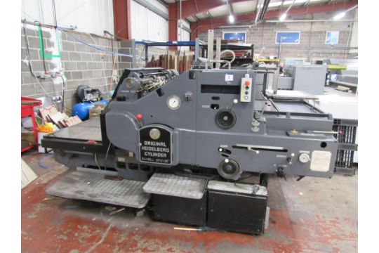 Heidelberg SBD 1908 Cylinder Serial Number 32266