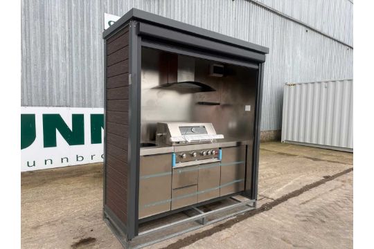 Unused Gas Barbecue Unit With Remote Front Electric…