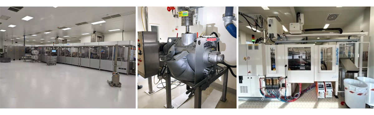 Pharma & Medical Device Manufacturing Auction: Injection Molding, IV Bag Lines, WFI Systems, Processing Vessels & Automation