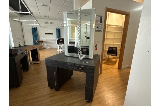 Double Sided Salon Styling Station