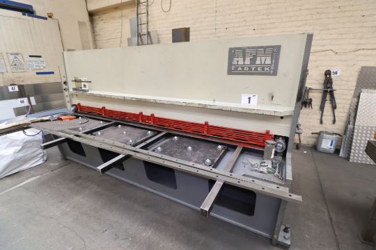 AFM FABTEK 3.1M X 6ML CAPACITY HYDRAULIC GUILLOTINE…