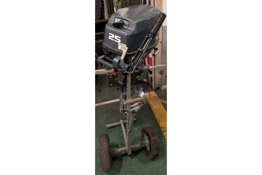 Yamaha 25 outboard motor serial number 25NMHO…
