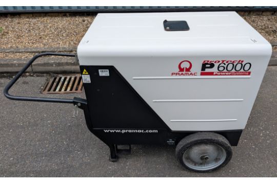 Pramac P6000 Protech Power Systems diesel generator…