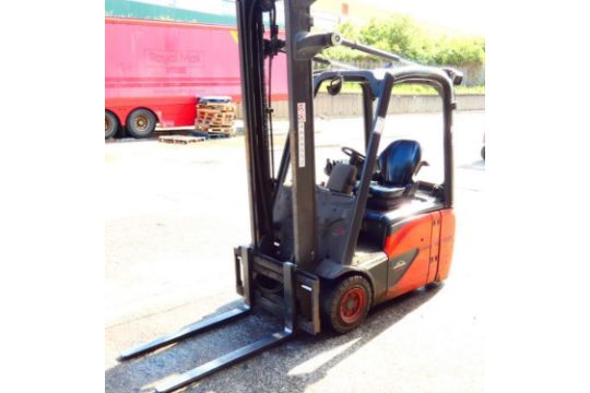 Linde E16C-02 Forklift, Serial Number H2X386Y00339…