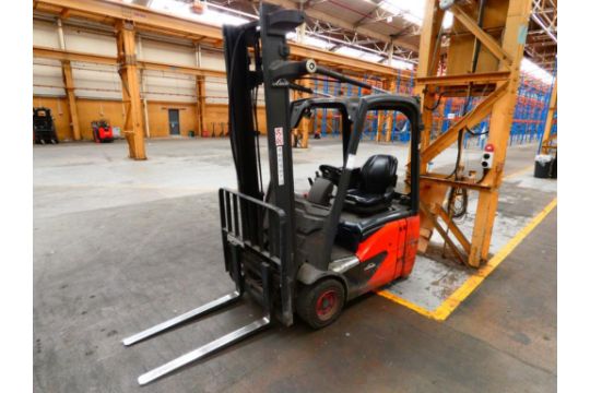 Linde E16C-02 Forklift, Serial Number H2X386Y00286…