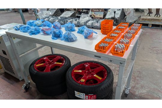 EFS Adjustable Alloy Wheels. This lot comprises…
