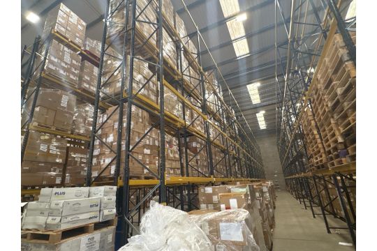 24 Bays Back-to-Back Link 51 Boltless Pallet Racking