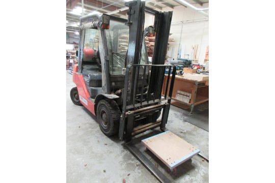 Toyota 02-8FGF20 LPG dual mast forklift truck,…