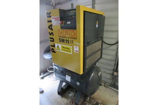 HPC Plusair SM11 receiver mounted air compressor…