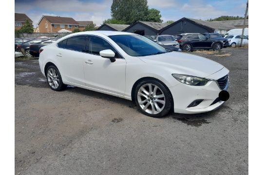 2014 MAZDA 6 SPORT D 2.2 DIESEL MANUAL SALOON IN WHITE