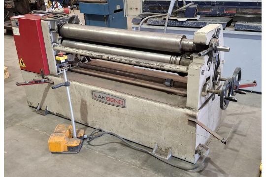 1 X AKBEND - ASM 140 - 12 / 5.0 ASYMMETRIC 3 ROLL PLATE…