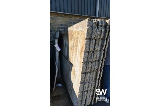 14 Full Slabs of Solar White Granite, 30mm Thick At…