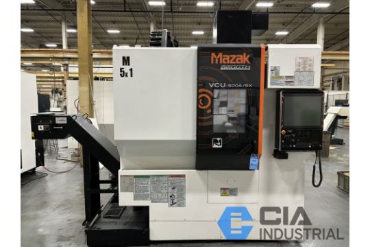 MAZAK MODEL VCU-500A/5X FIVE-AXIS CNC VERTICAL…