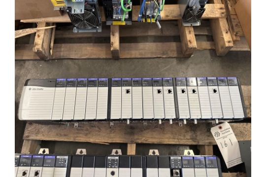 ALLEN BRADLEY CONTROLLOGIX 17 SLOT RACK WITH…