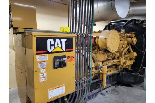 CAT 3508 GENERATOR SET, 1250 KVA/1000KW, APPRX. 1138…