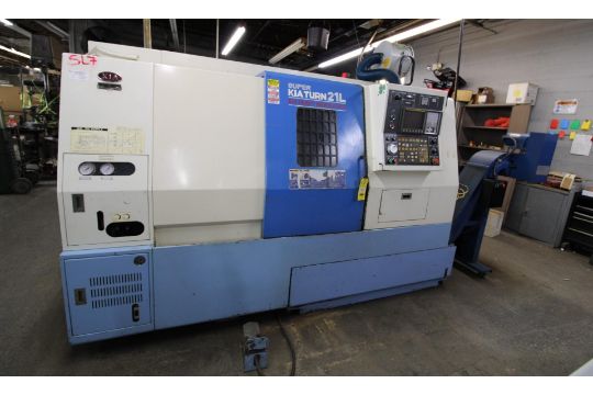 CNC LATHE, KIA SUPER TURN 21L, Fanuc series…