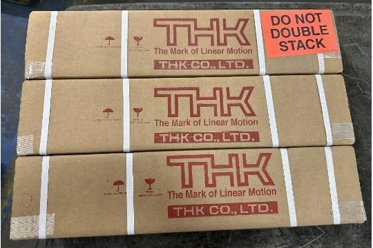 Lot of (3) THK #SSR20XW2UU+210L Linear Guides